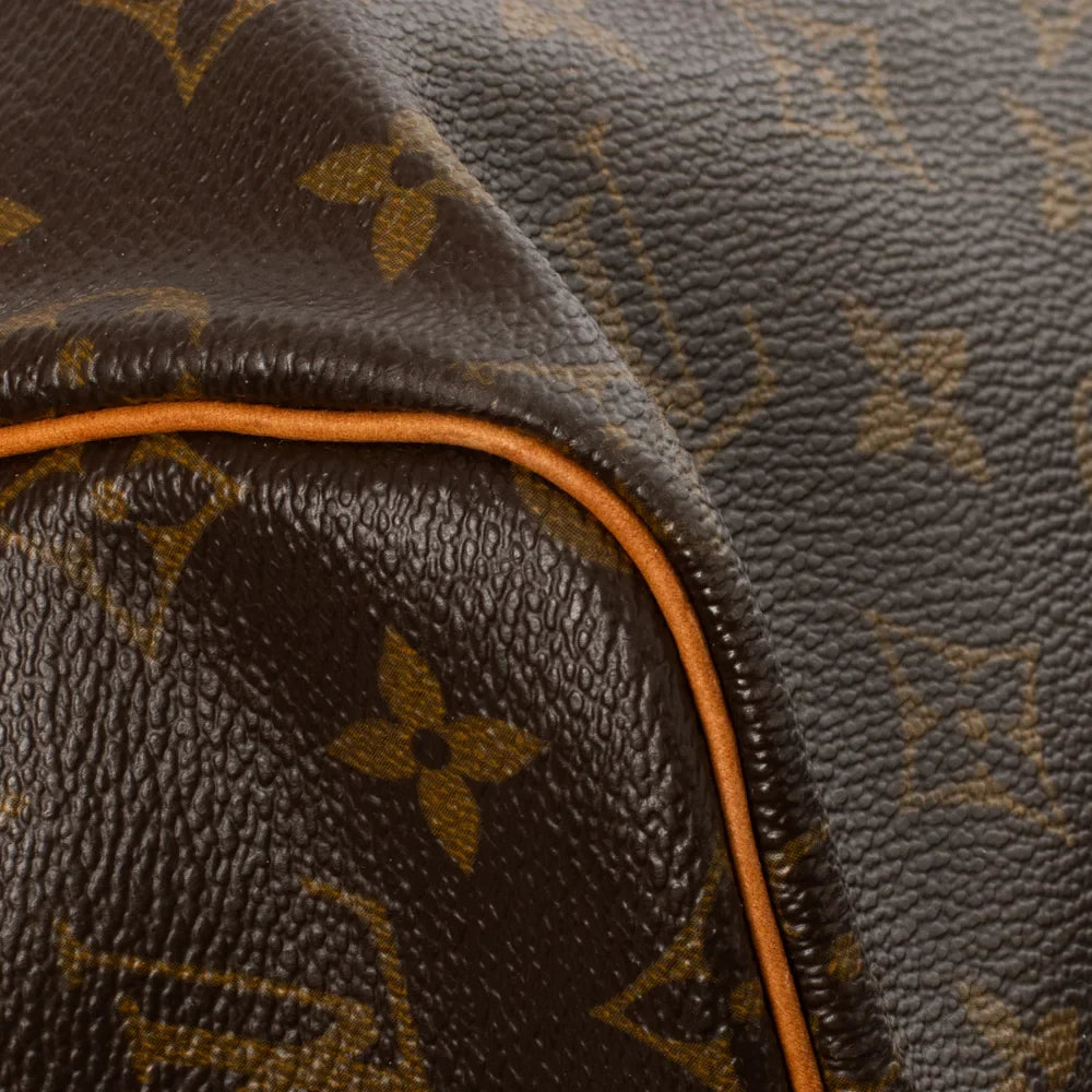 Keepall 55 Vintage en toile monogram marron