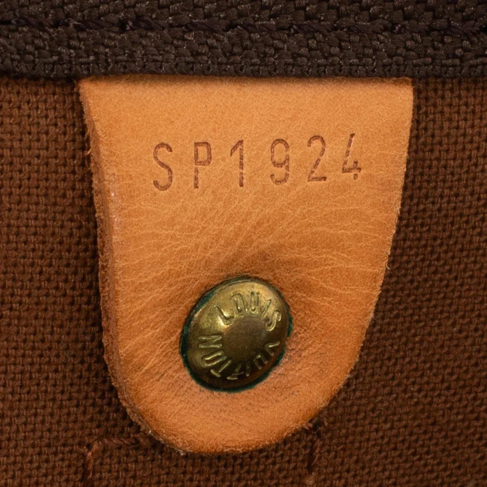 Keepall 55 Vintage en toile monogram marron