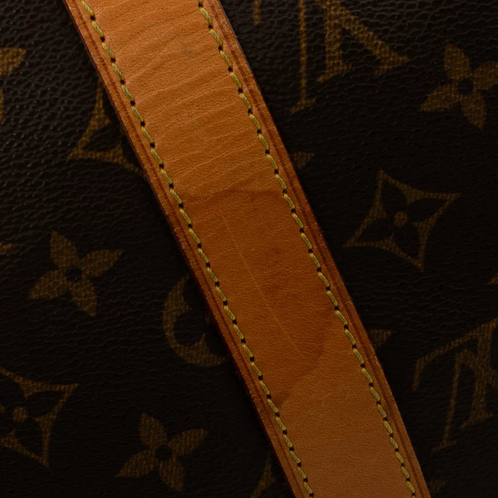 Keepall 50 Vintage en toile monogram marron