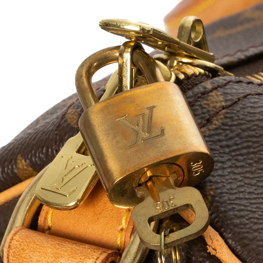 Keepall 50 Vintage en toile monogram marron