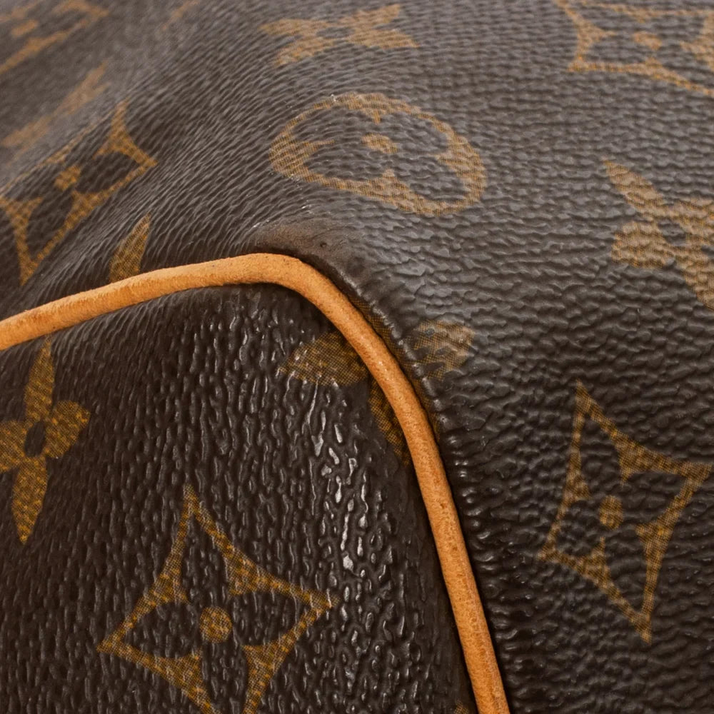 Keepall 50 Vintage en toile monogram marron