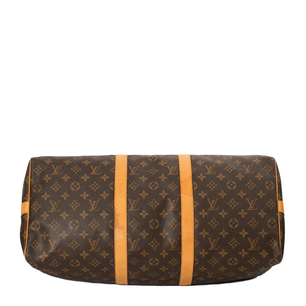 Keepall 50 Vintage en toile monogram marron