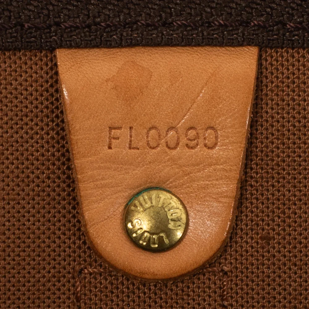 Keepall 50 Vintage en toile monogram marron