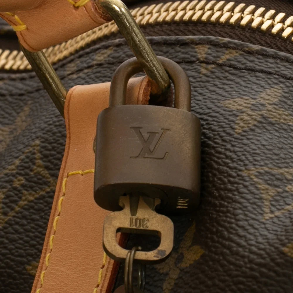 Keepall 55 Vintage en toile monogram marron