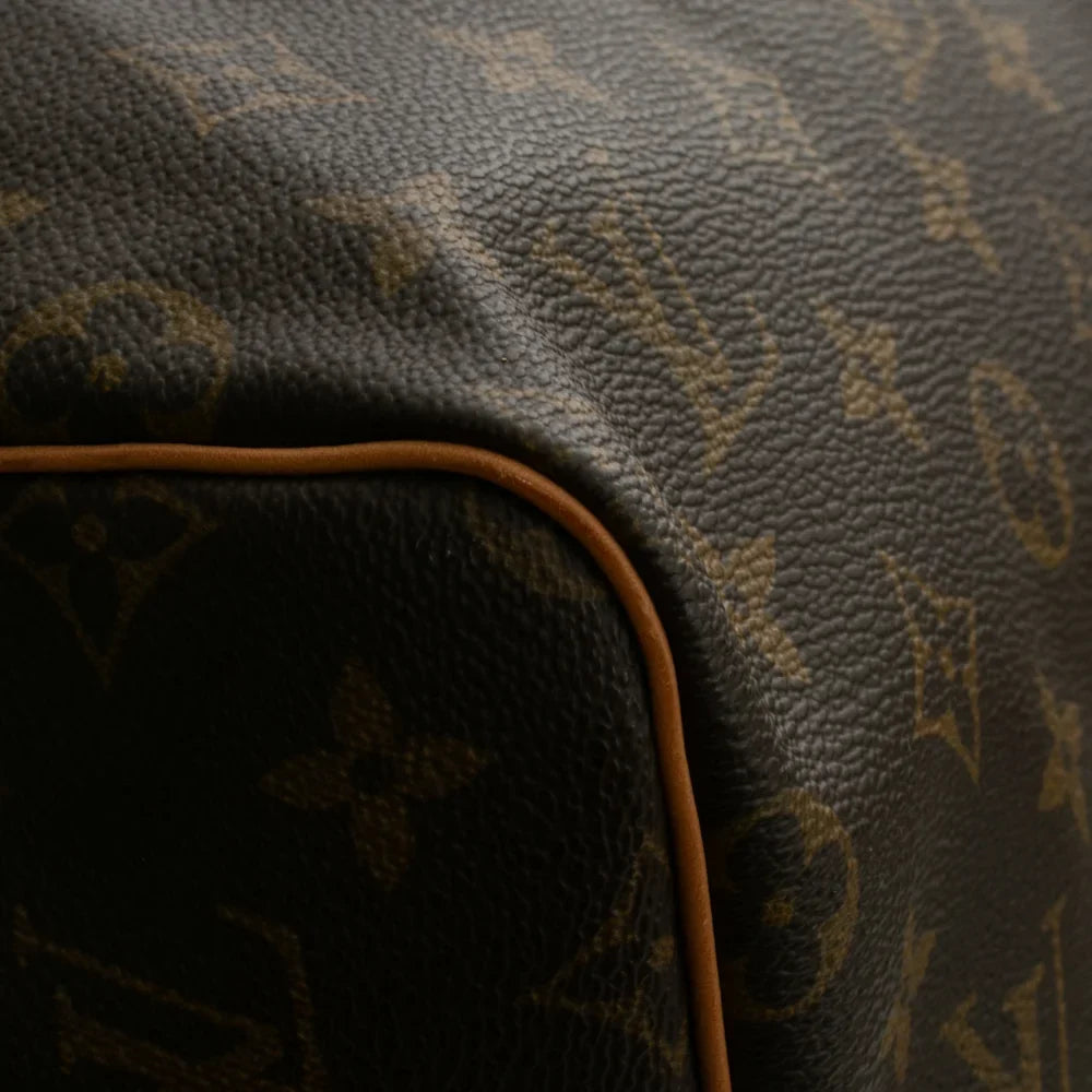 Keepall 55 Vintage en toile monogram marron