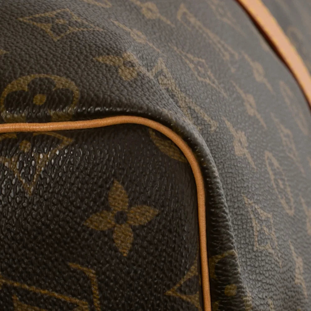 Keepall 55 Vintage en toile monogram marron