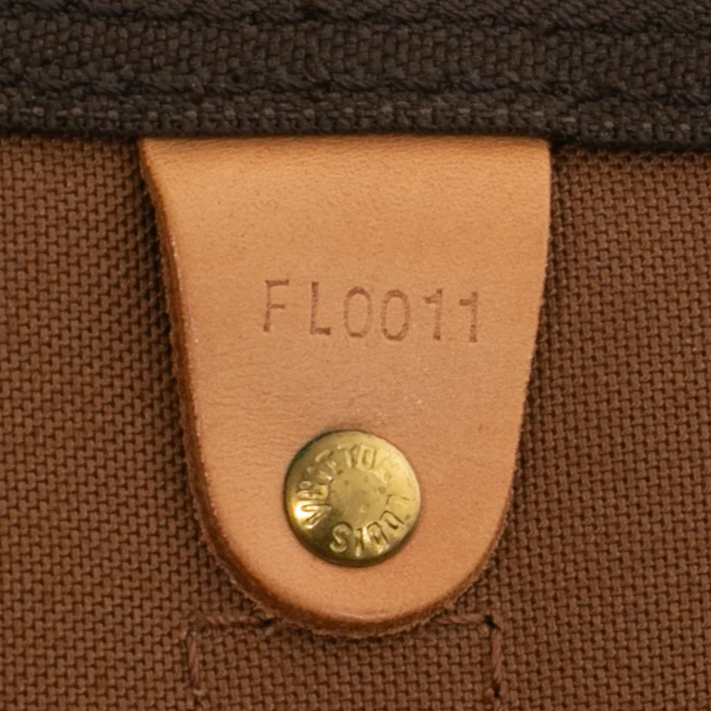 Keepall 55 Vintage en toile monogram marron