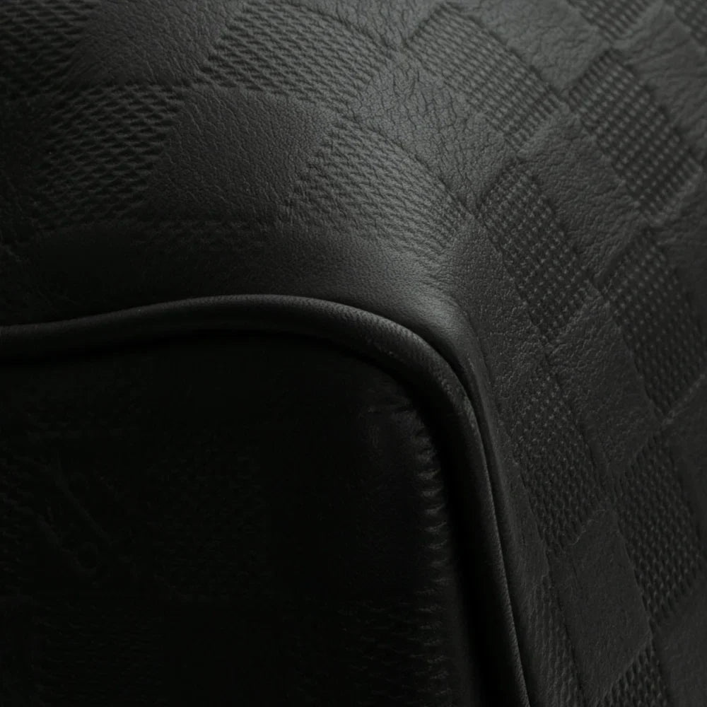 Keepall 45 en toile damier noir