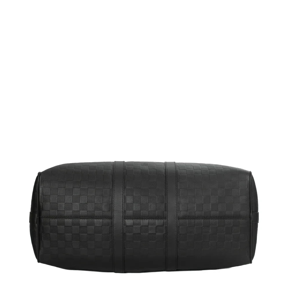 Keepall 45 en toile damier noir