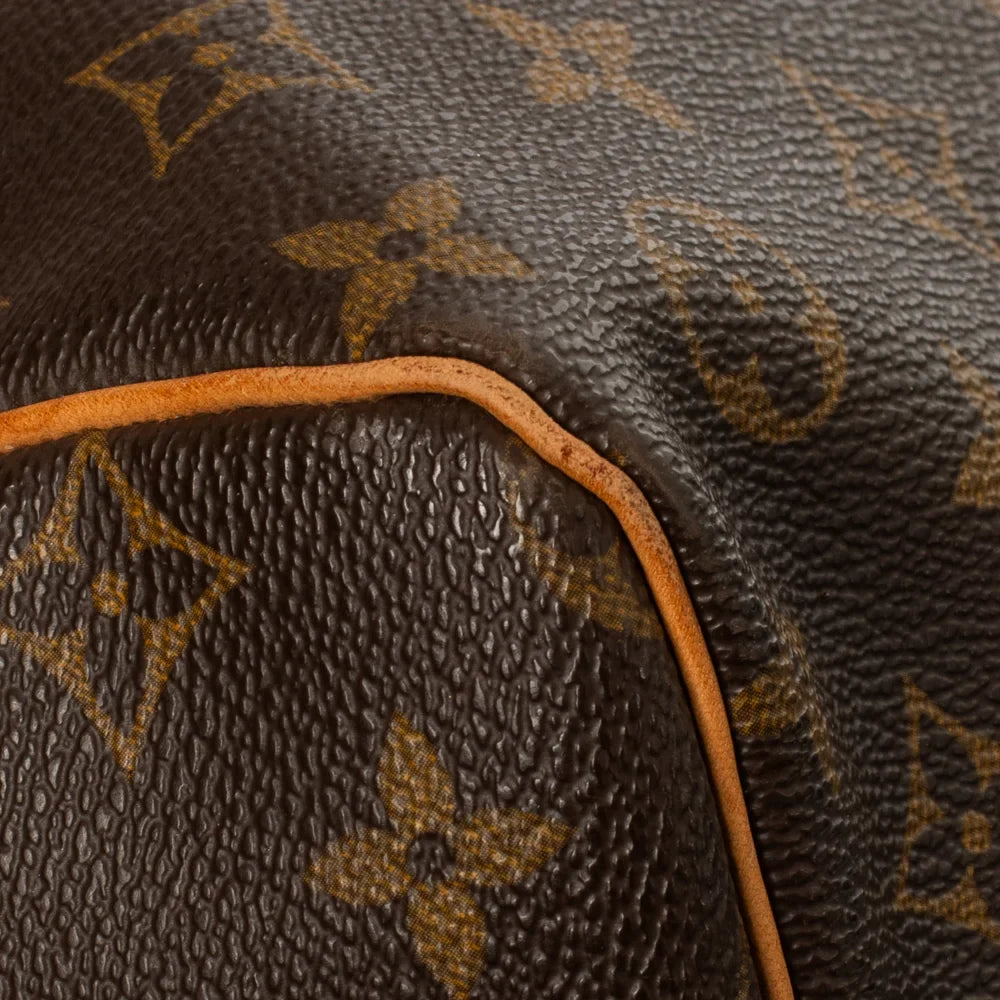Keepall 60 Vintage en toile monogram marron