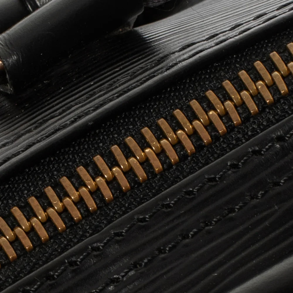 Keepall 50 Vintage en cuir épi noir