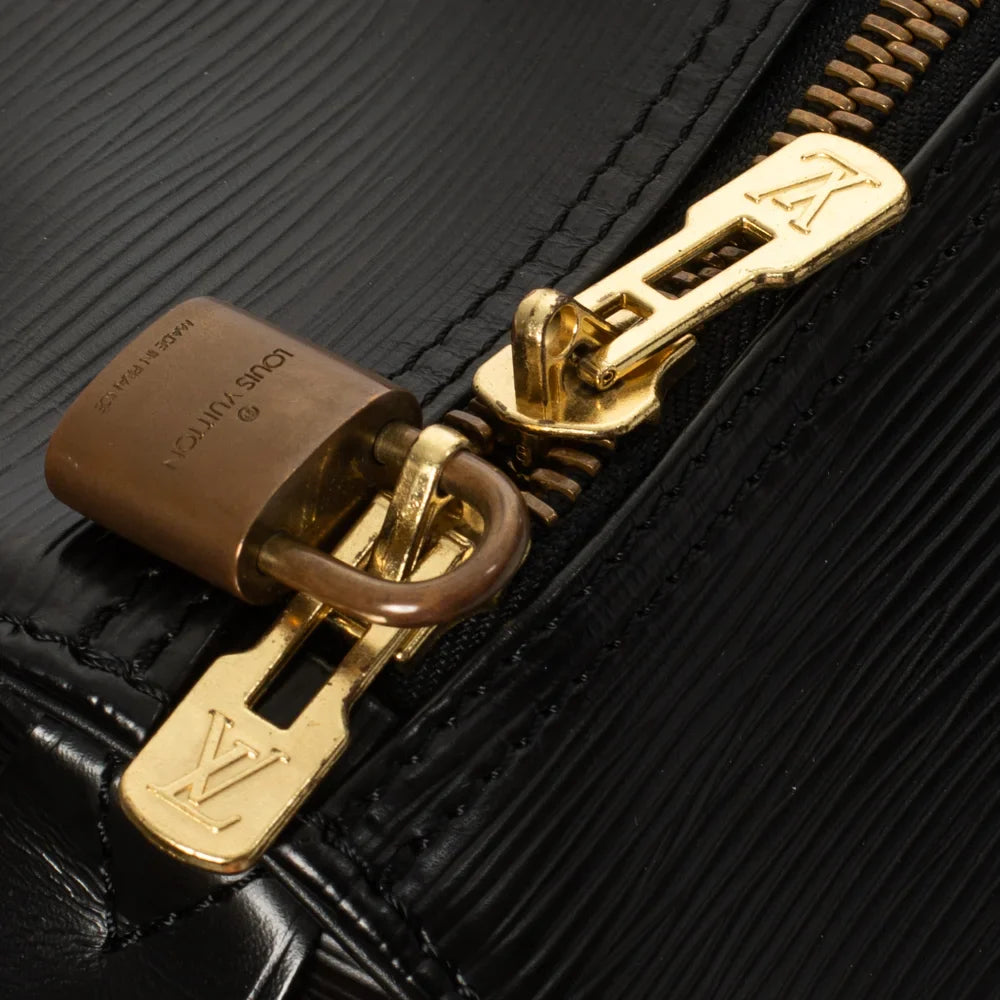 Keepall 50 Vintage en cuir épi noir