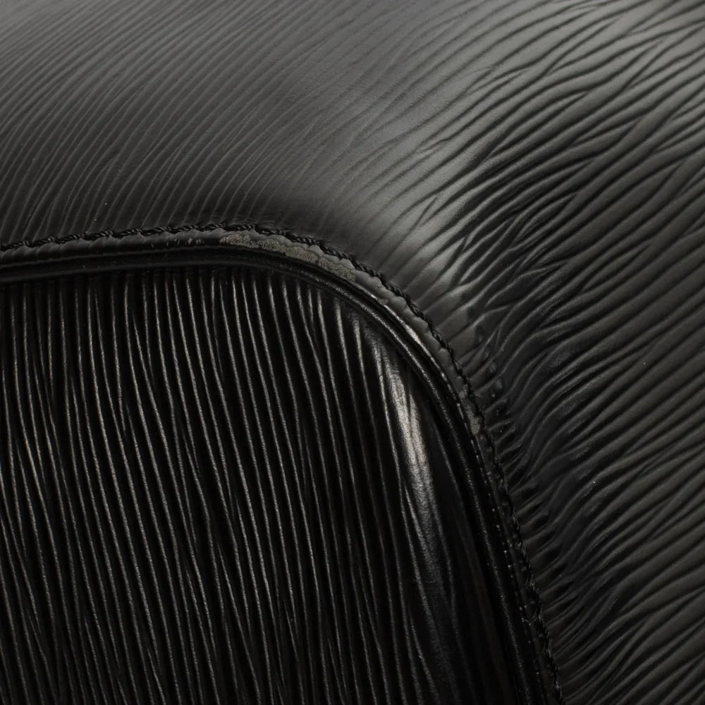 Keepall 50 Vintage en cuir épi noir