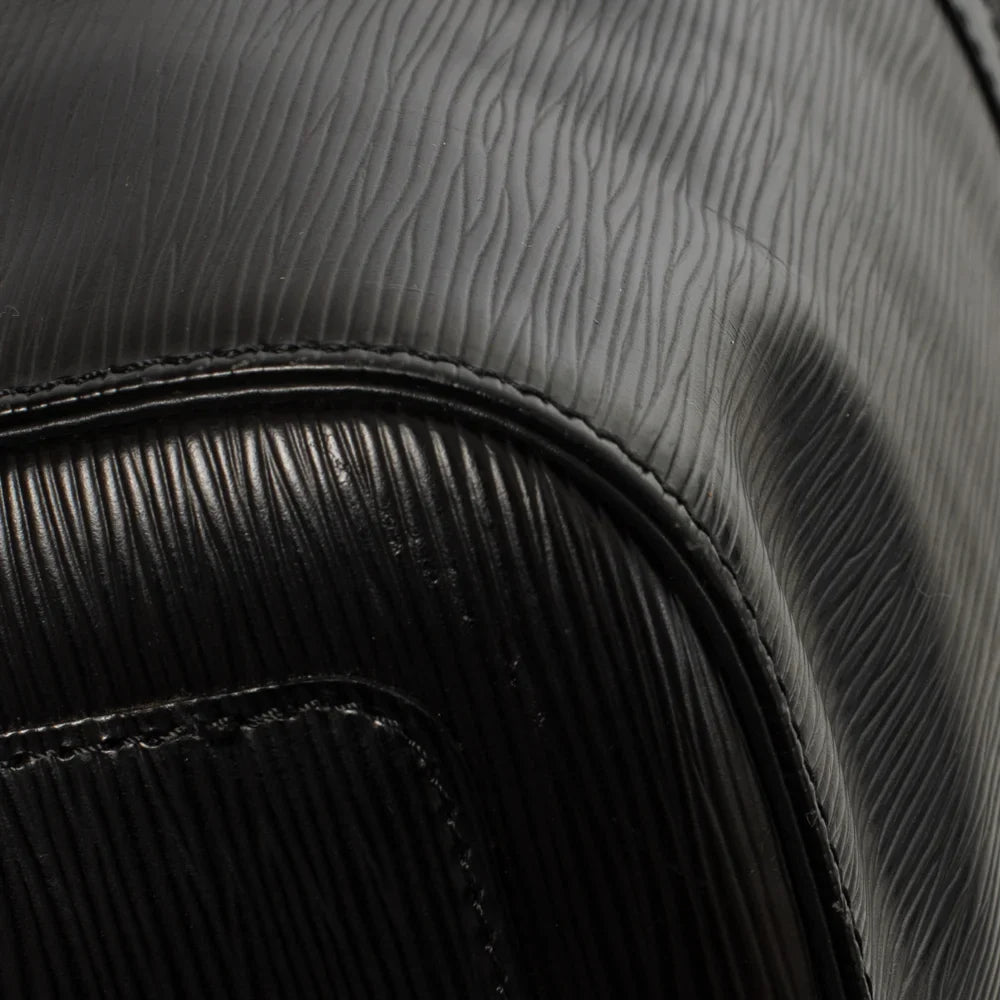 Keepall 50 Vintage en cuir épi noir
