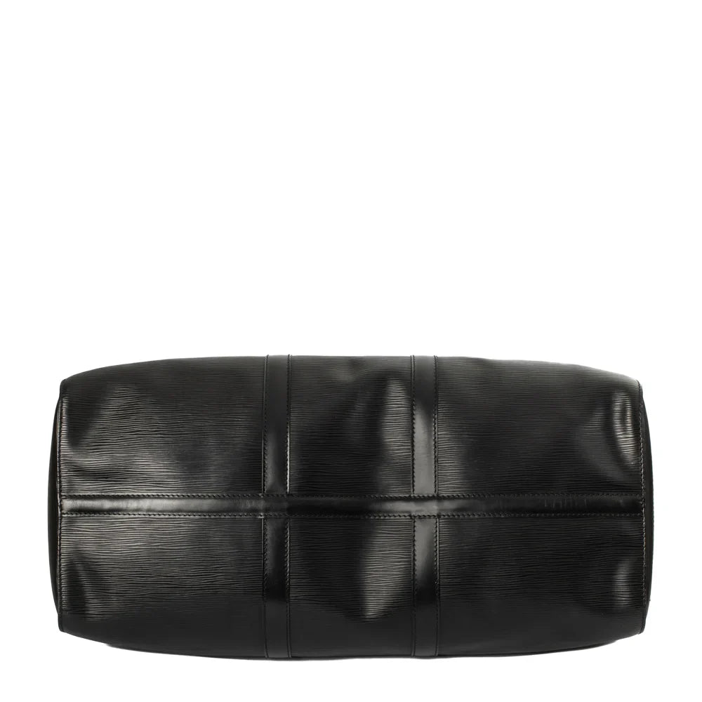 Keepall 50 Vintage en cuir épi noir