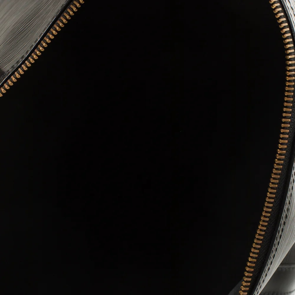 Keepall 50 Vintage en cuir épi noir