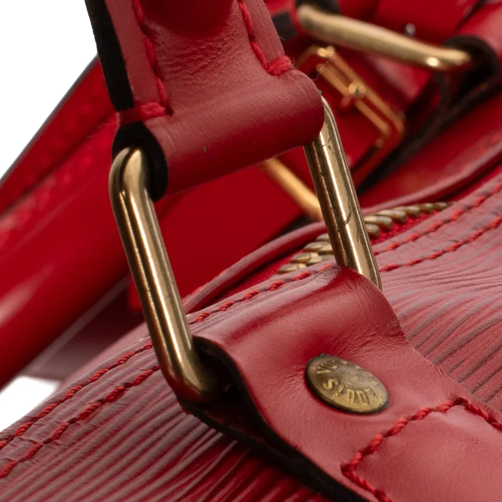 Keepall 50 Vintega en cuir épi rouge