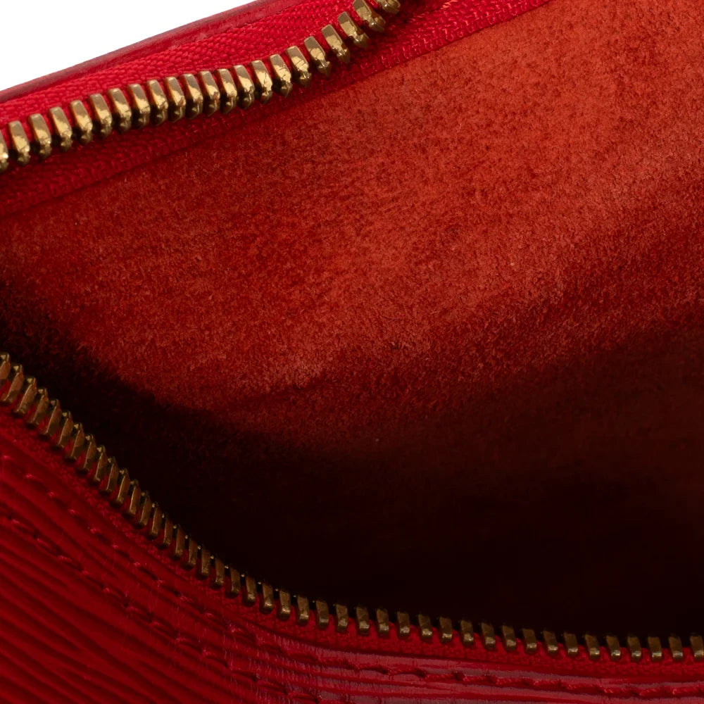 Keepall 50 Vintega en cuir épi rouge