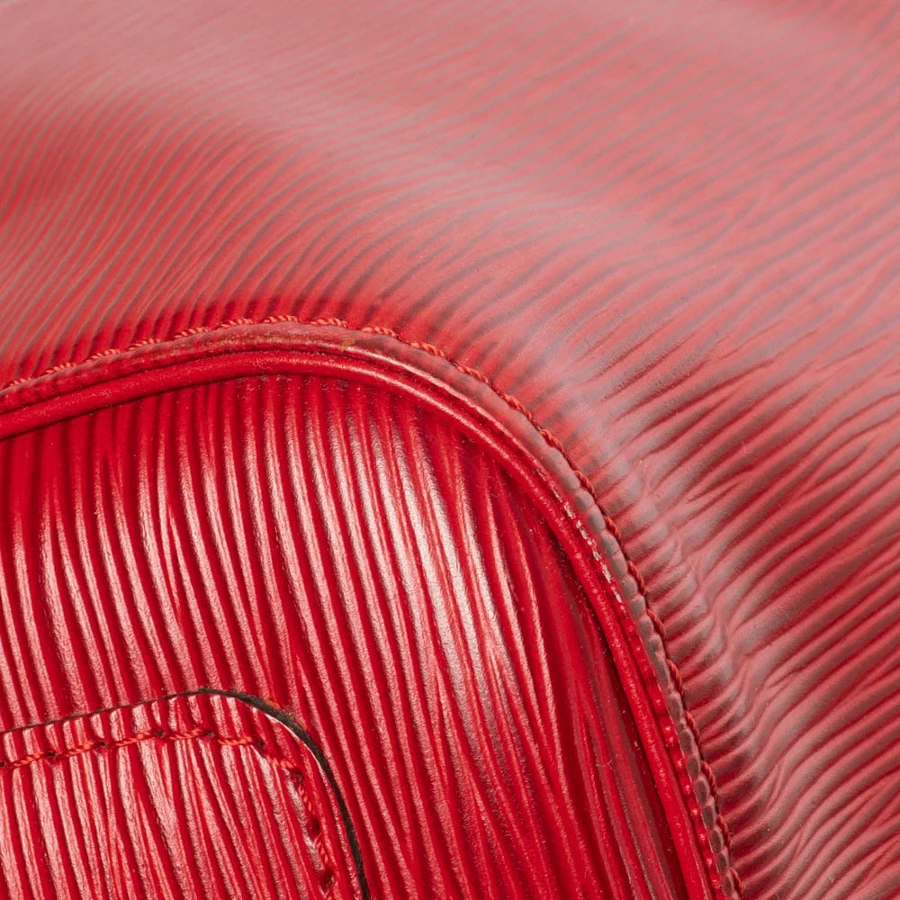 Keepall 50 Vintega en cuir épi rouge