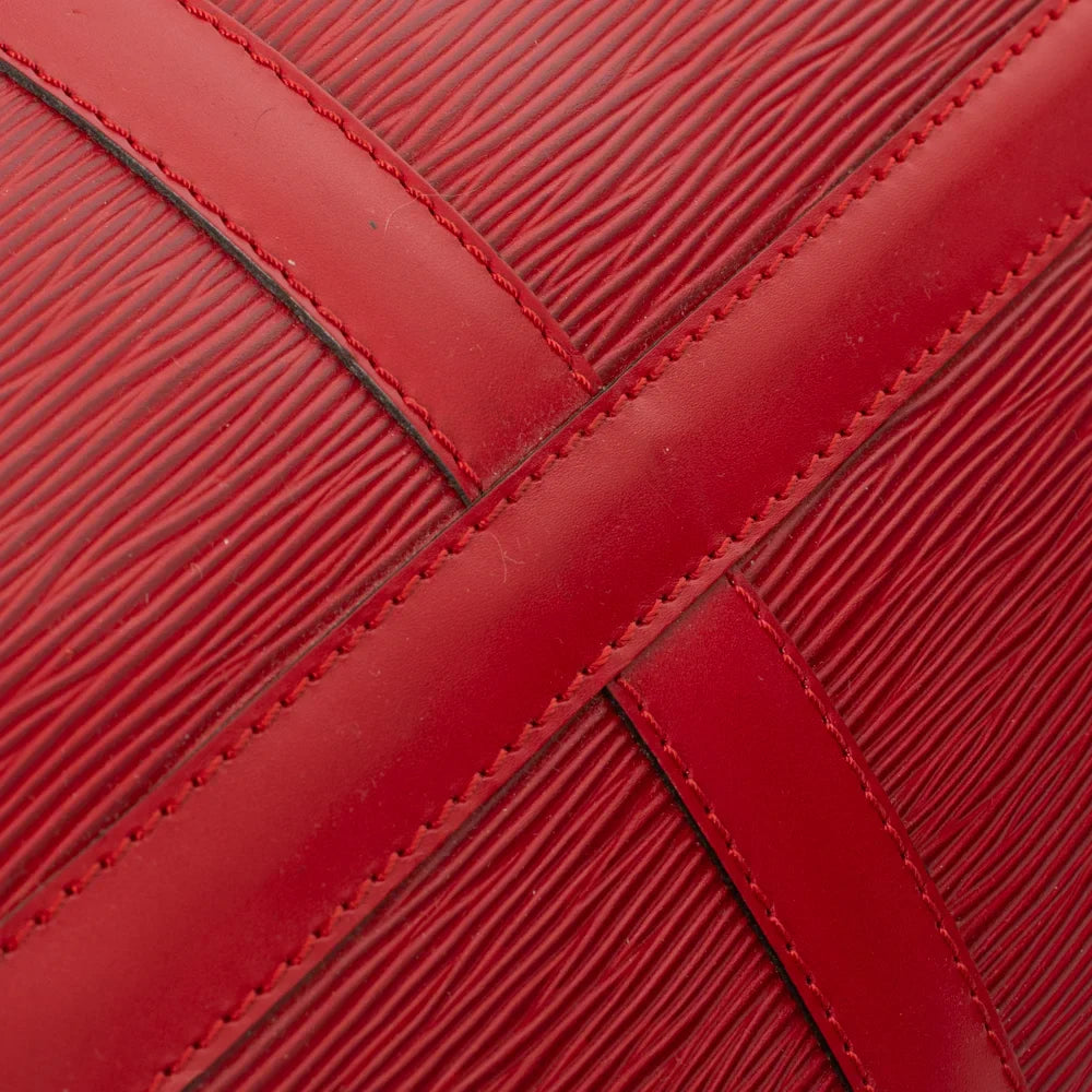 Keepall 50 Vintega en cuir épi rouge