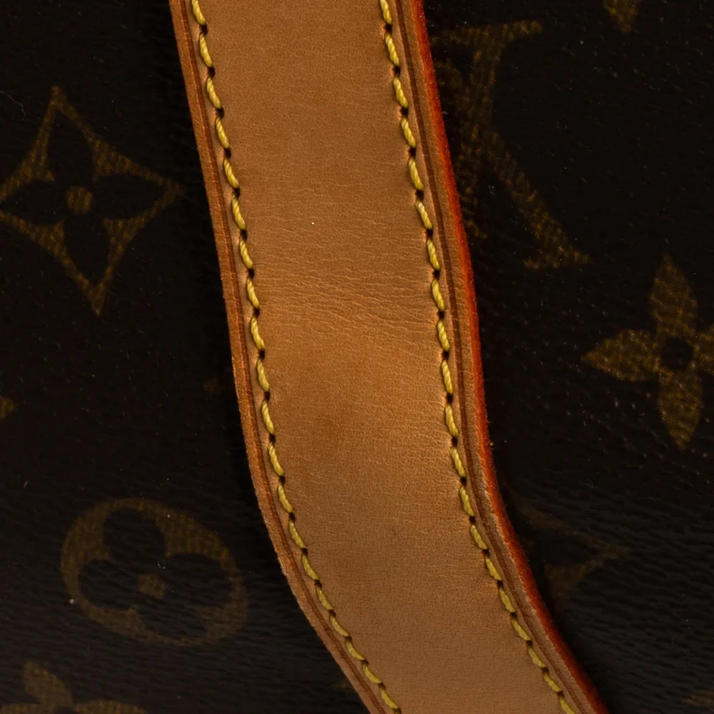 Keepall 55 Vintage en toile monogram marron