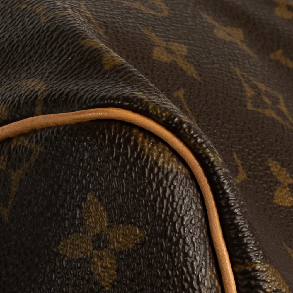 Keepall 55 Vintage en toile monogram marron