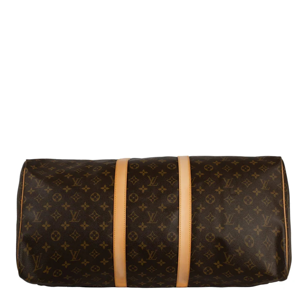 Keepall 55 Vintage en toile monogram marron