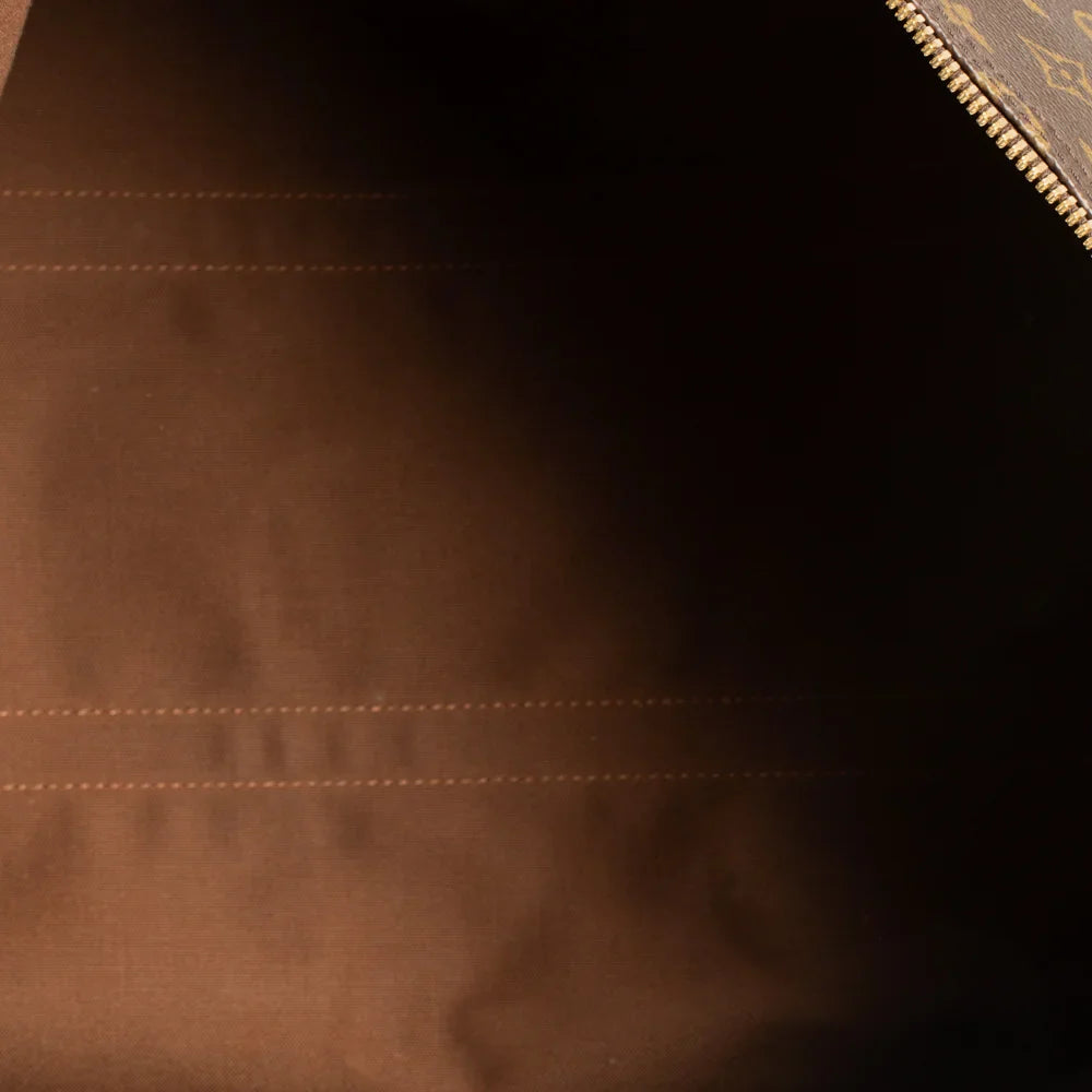 Keepall 55 Vintage en toile monogram marron