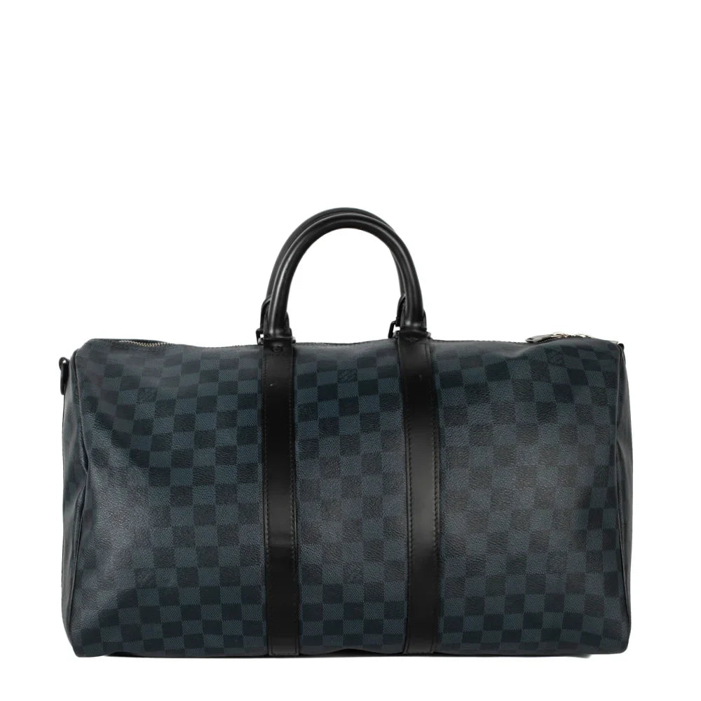Keepall 45 en toile damier gris