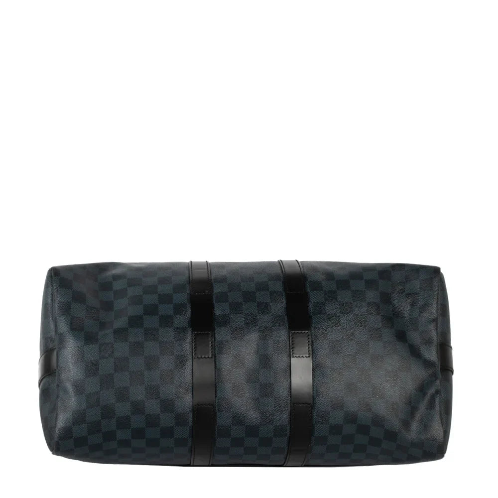 Keepall 45 en toile damier gris