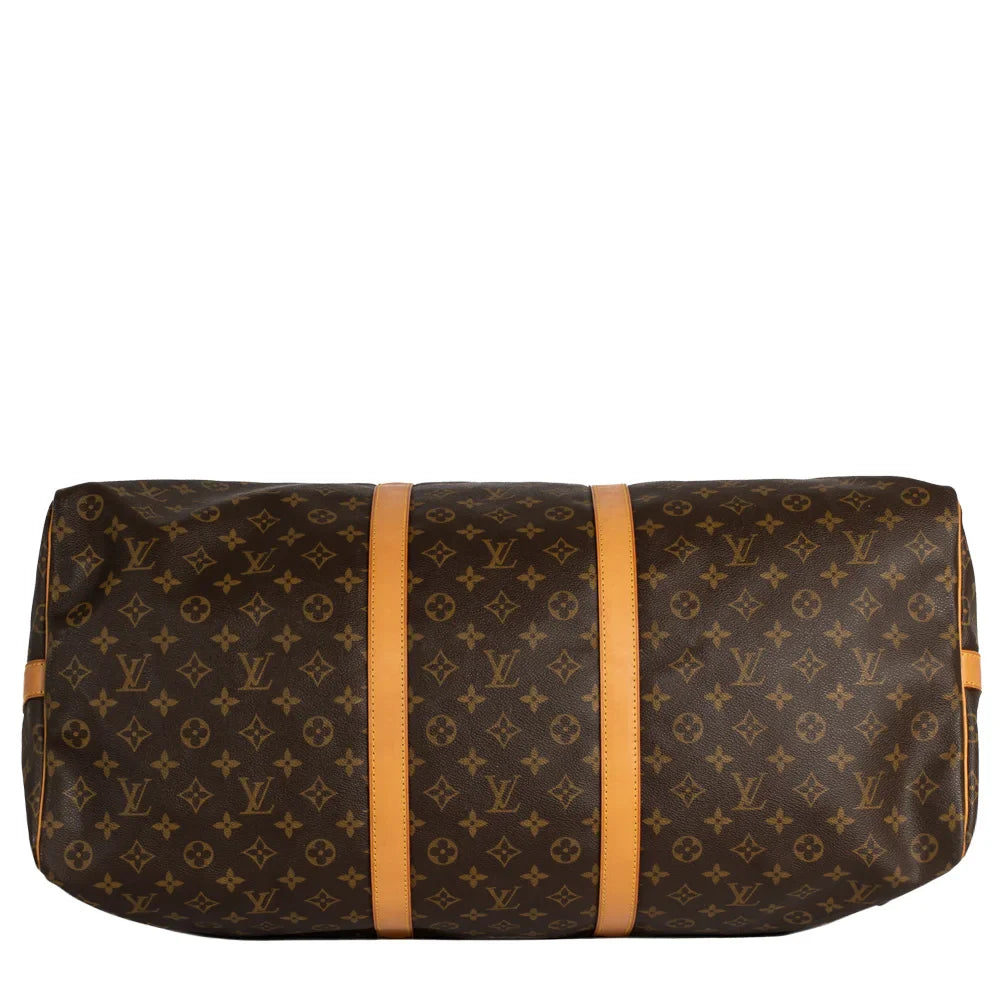 Keepall 60 Vintage en toile monogram marron