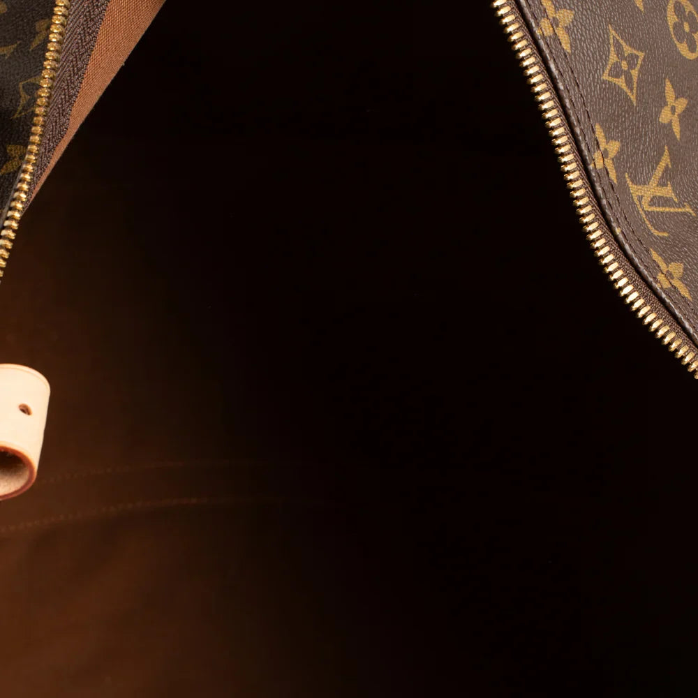 Keepall 60 Vintage en toile monogram marron