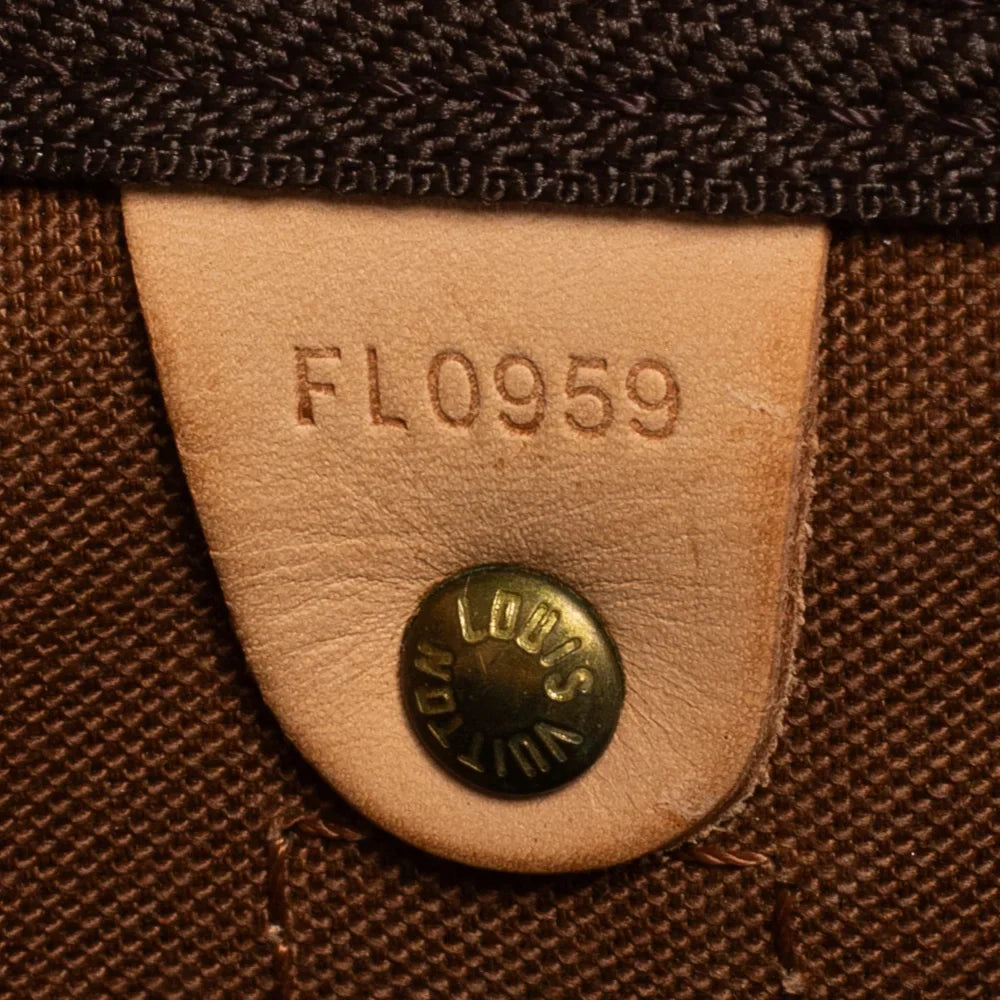 Keepall 60 Vintage en toile monogram marron