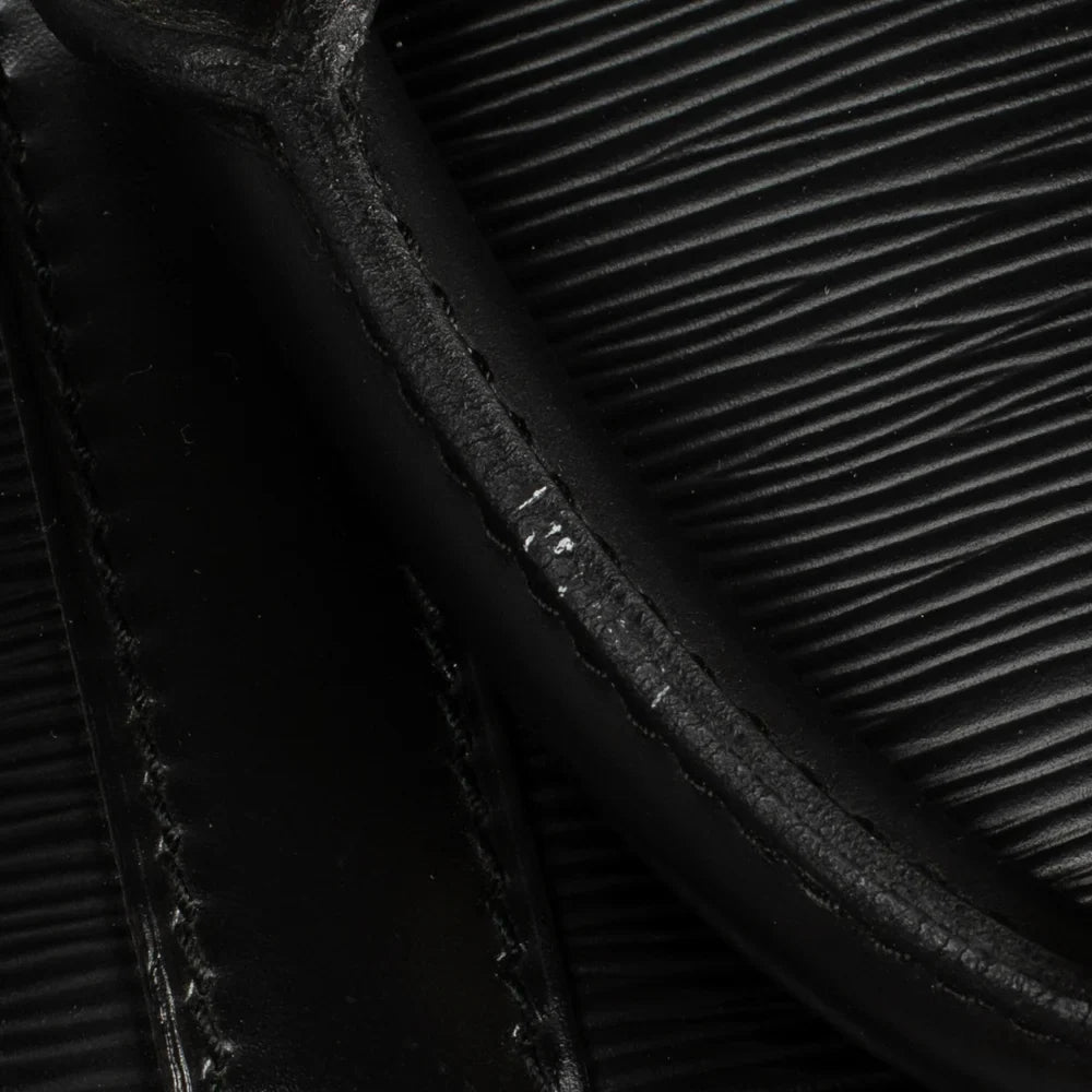 Keepall 55 Vintage en cuir épi noir