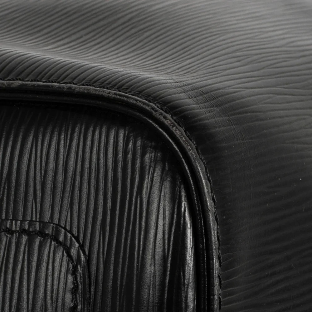 Keepall 55 Vintage en cuir épi noir
