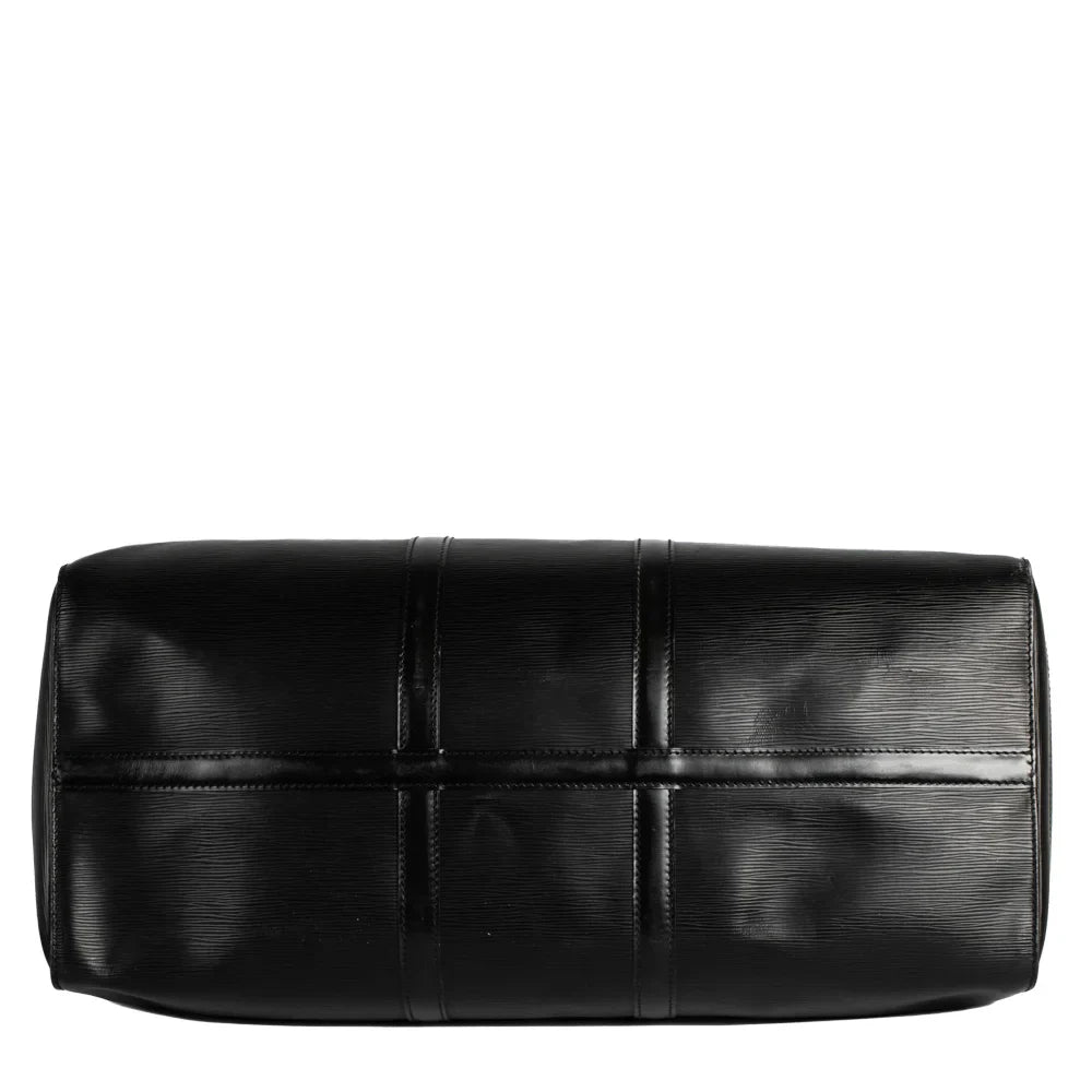 Keepall 55 Vintage en cuir épi noir