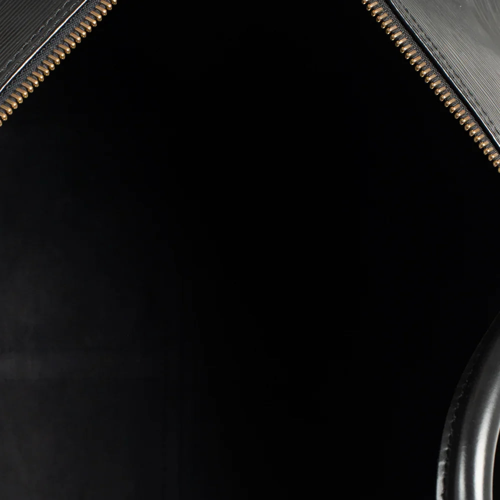 Keepall 55 Vintage en cuir épi noir