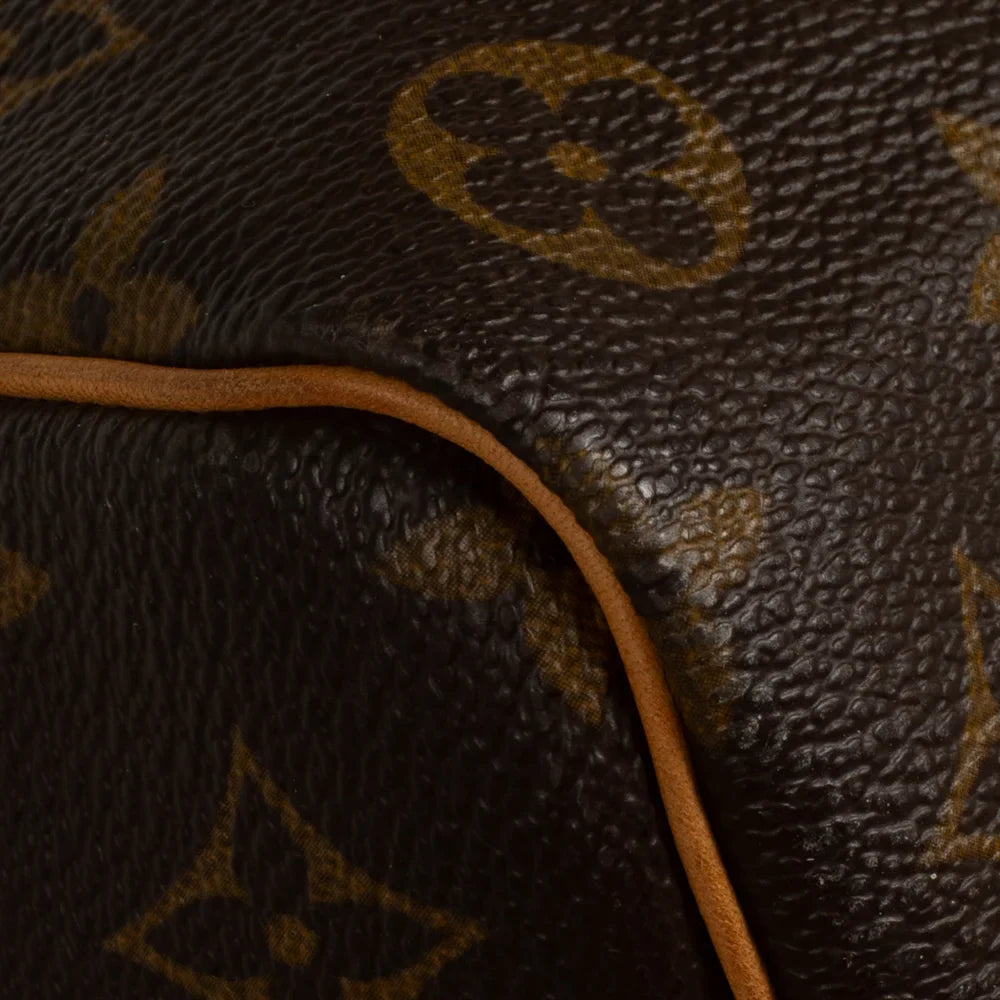 Keepall 50 Vintage en toile monogram marron