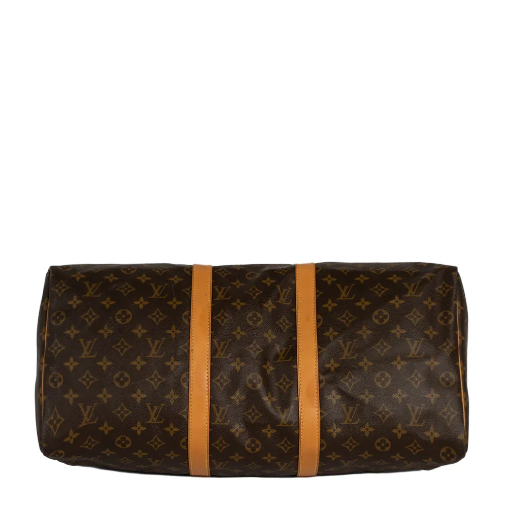 Keepall 50 Vintage en toile monogram marron