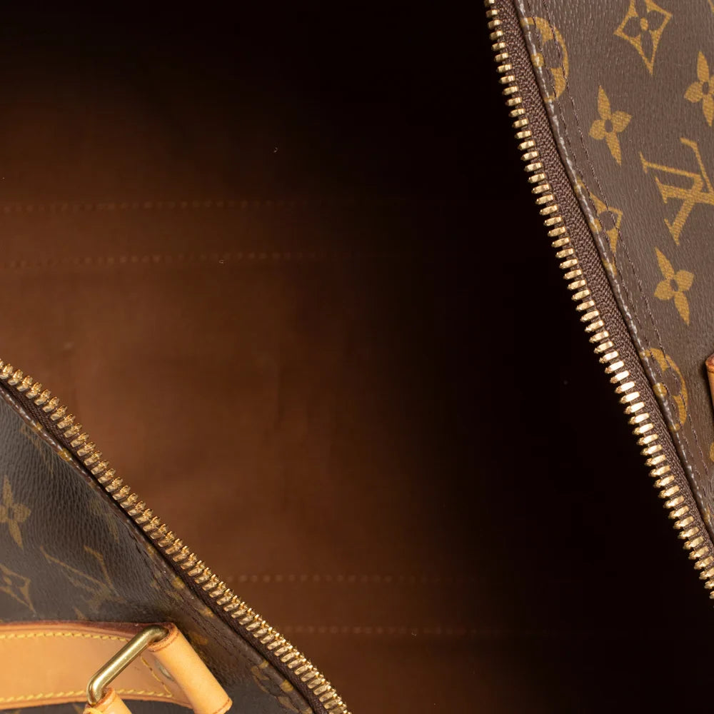 Keepall 50 Vintage en toile monogram marron