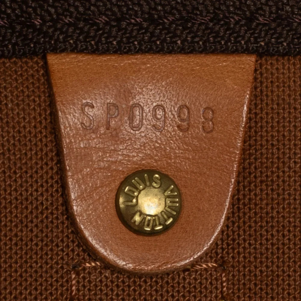 Keepall 50 Vintage en toile monogram marron