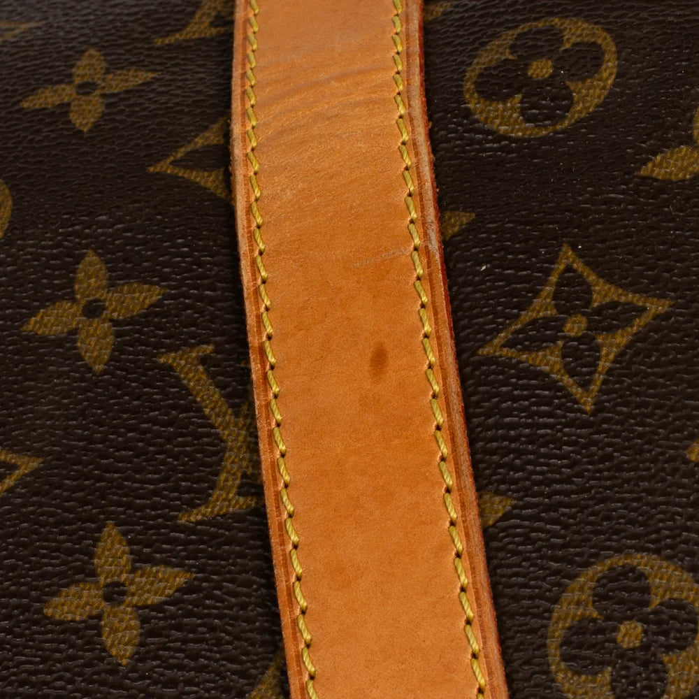 Keepall 55 Vintage en toile monogram marron