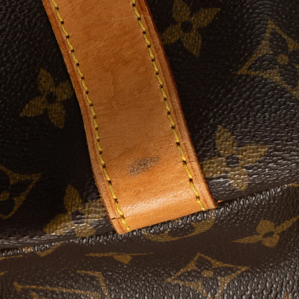 Keepall 55 Vintage en toile monogram marron