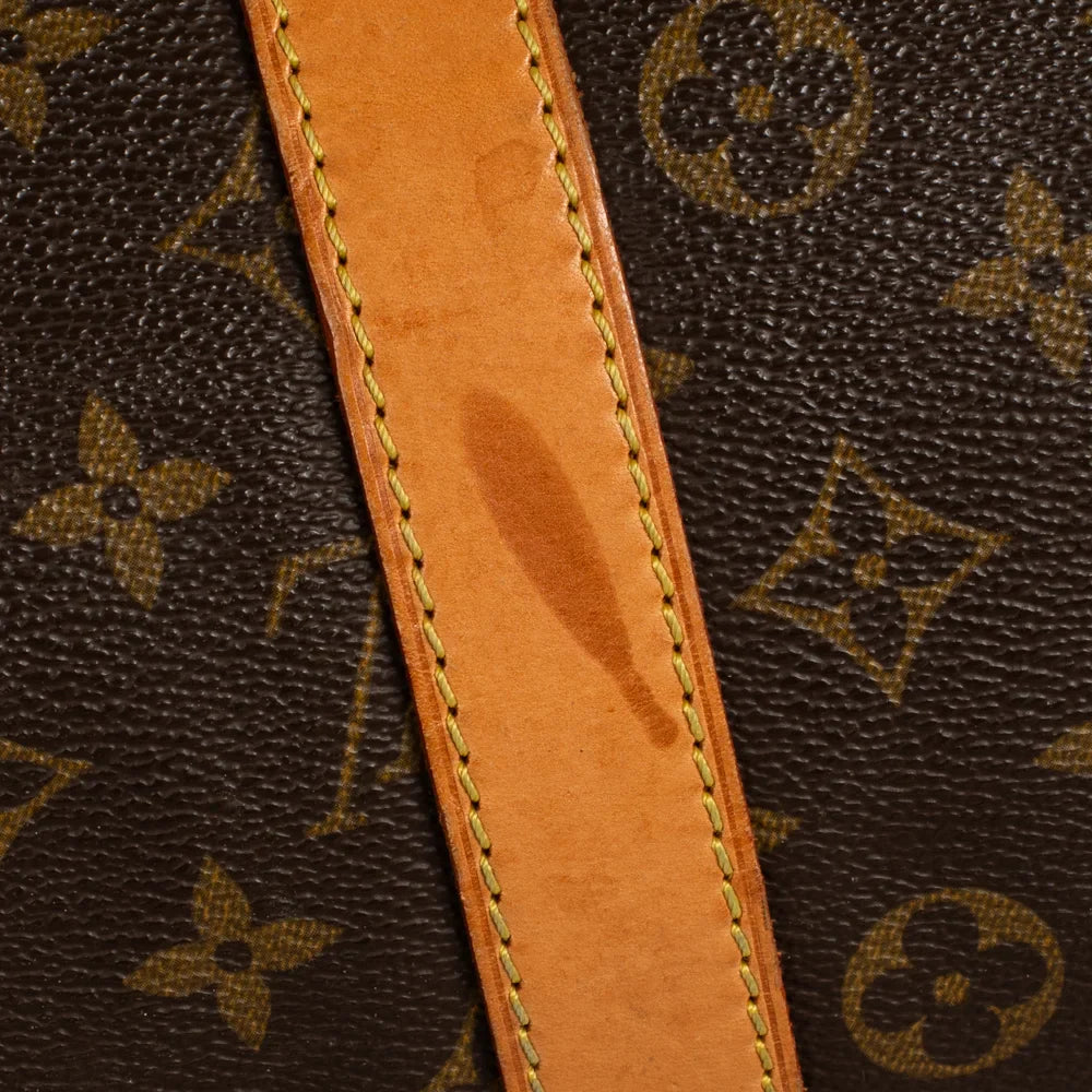 Keepall 55 Vintage en toile monogram marron