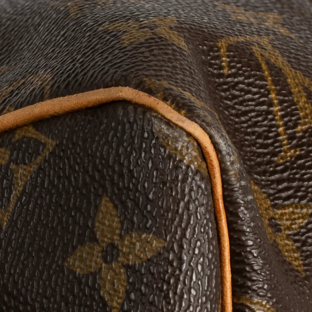 Keepall 55 Vintage en toile monogram marron