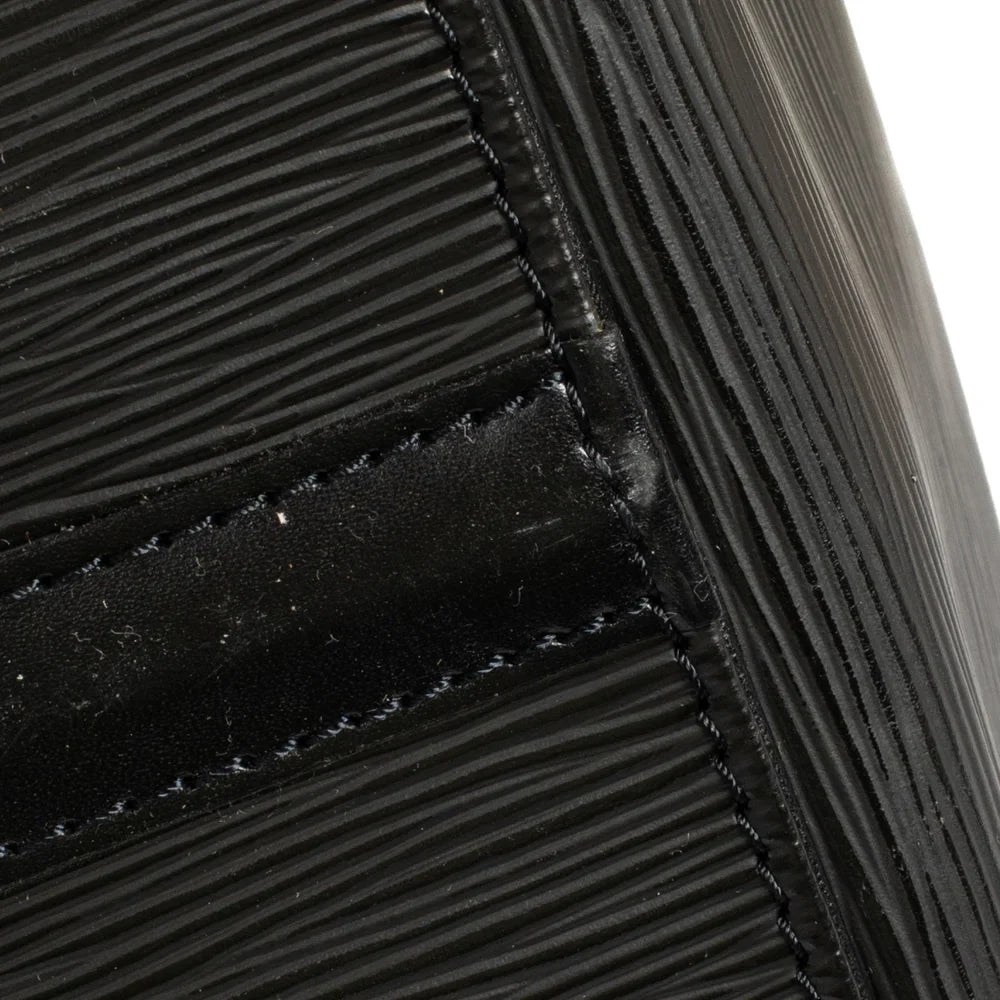 Keepall 50 Vintage en cuir épi noir