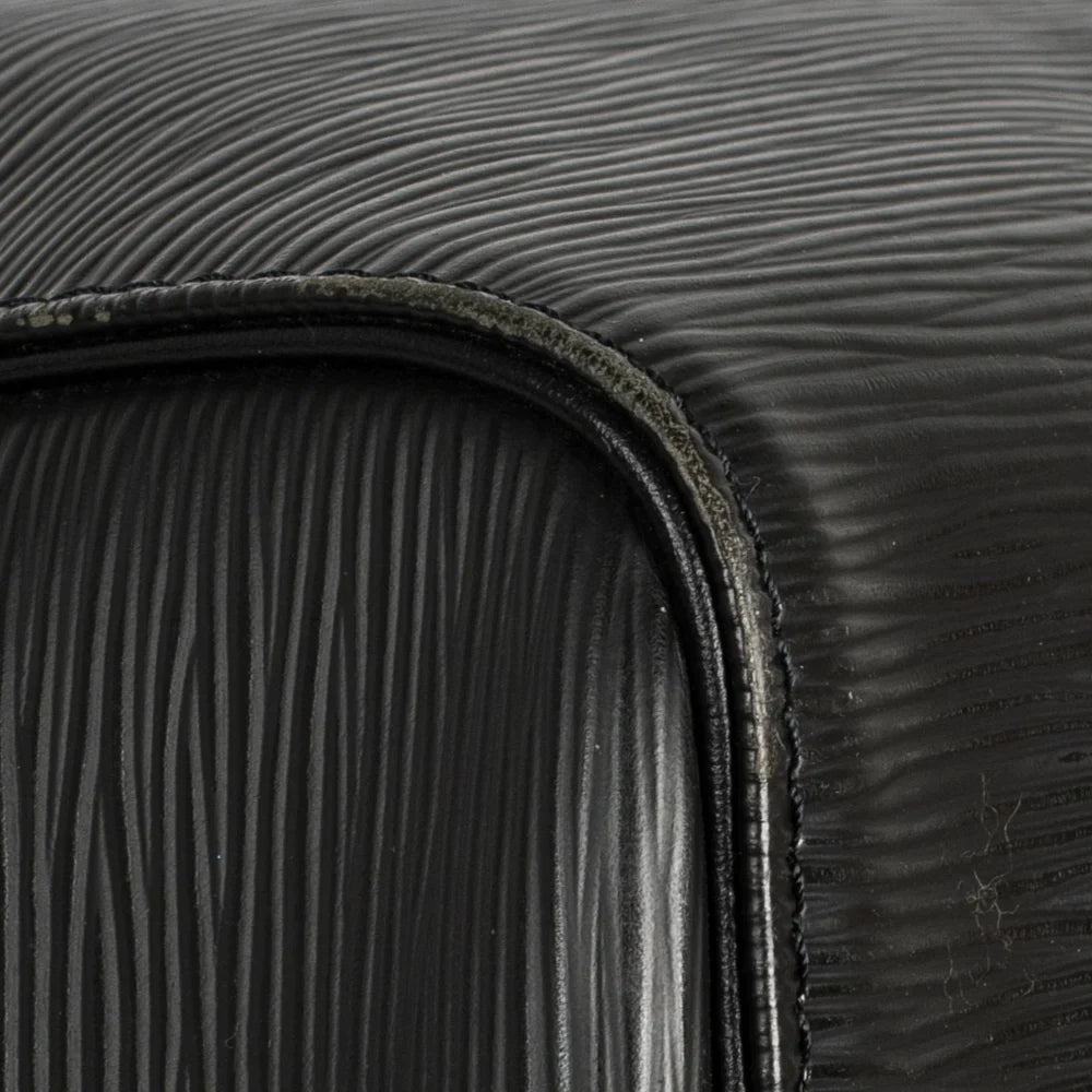 Keepall 50 Vintage en cuir épi noir