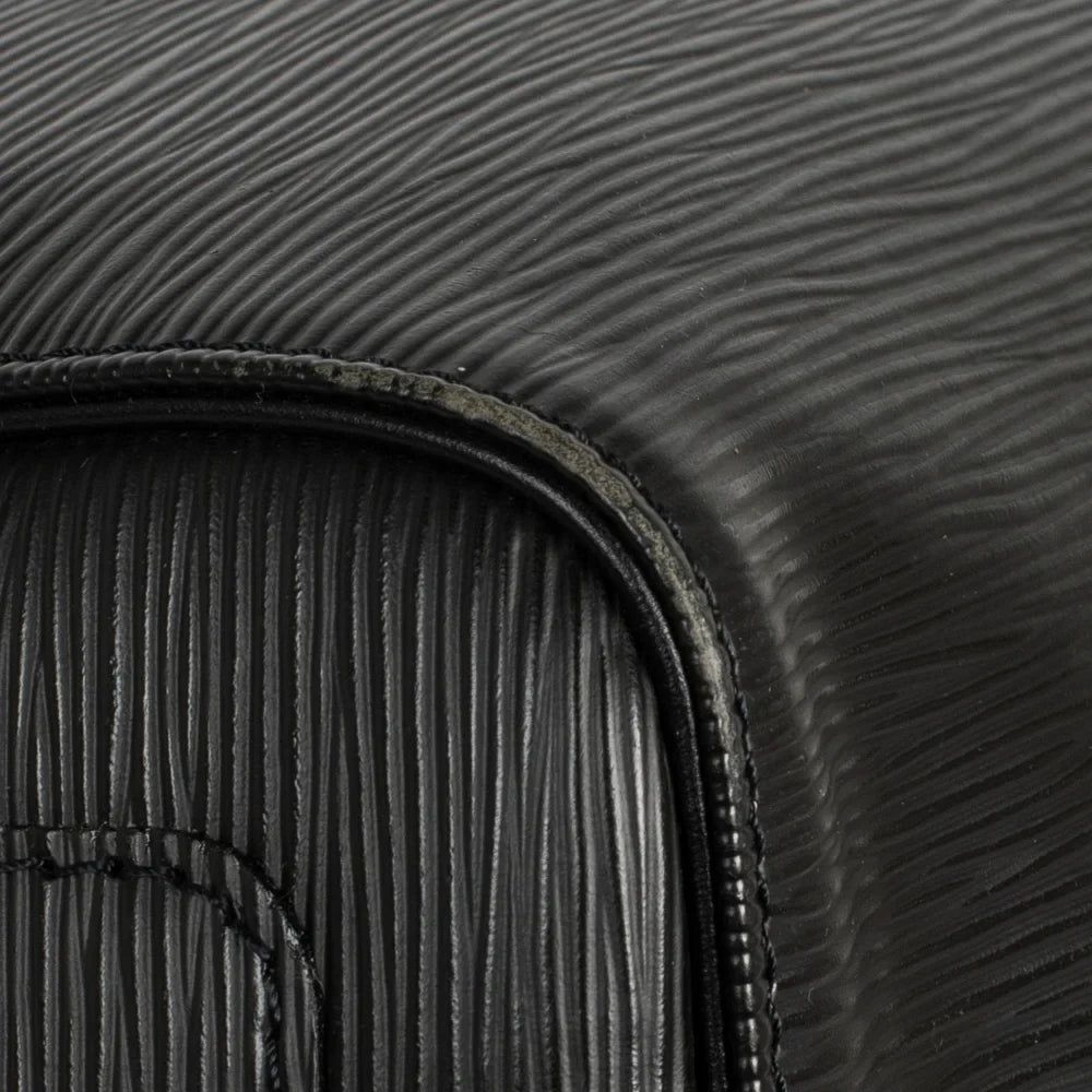 Keepall 50 Vintage en cuir épi noir