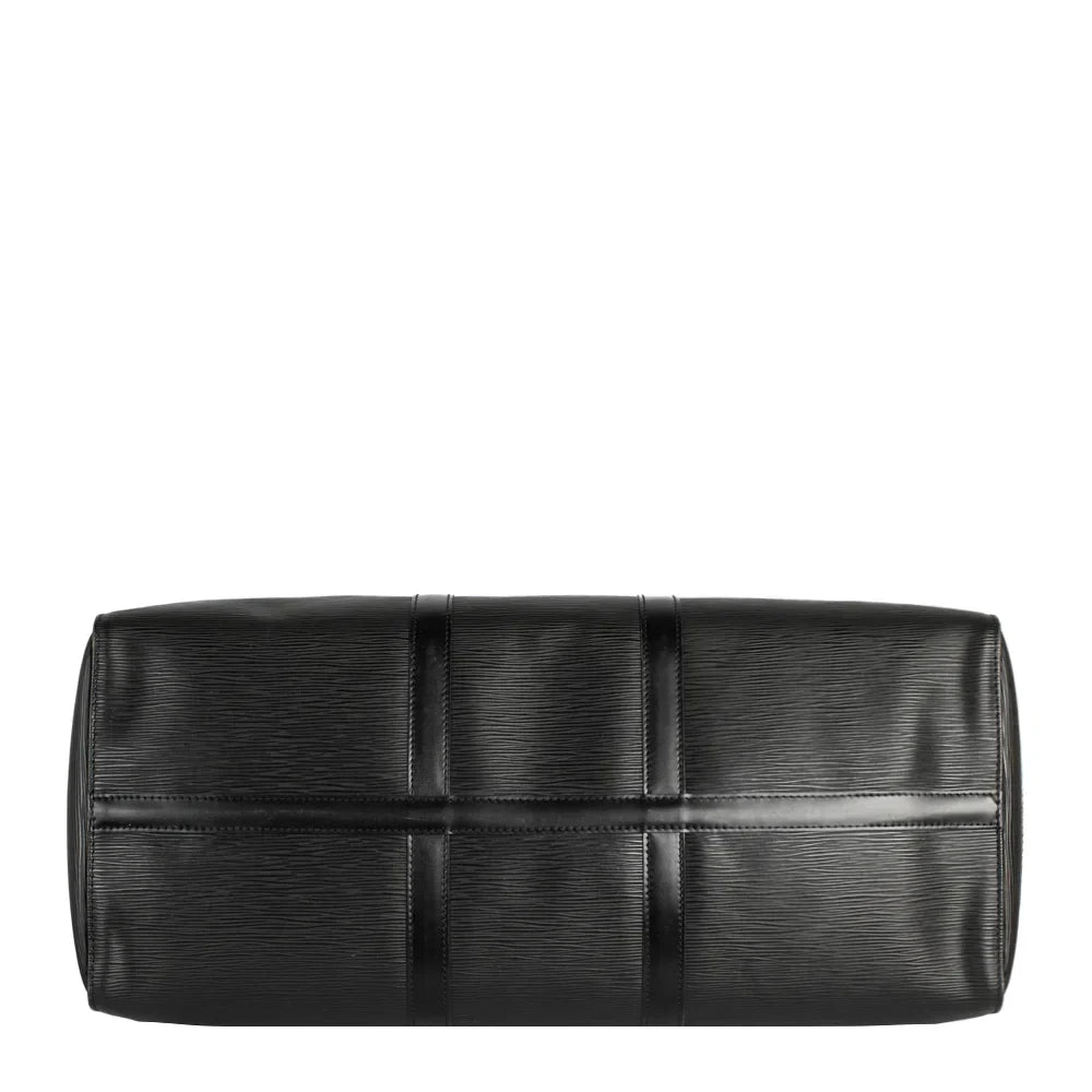 Keepall 50 Vintage en cuir épi noir