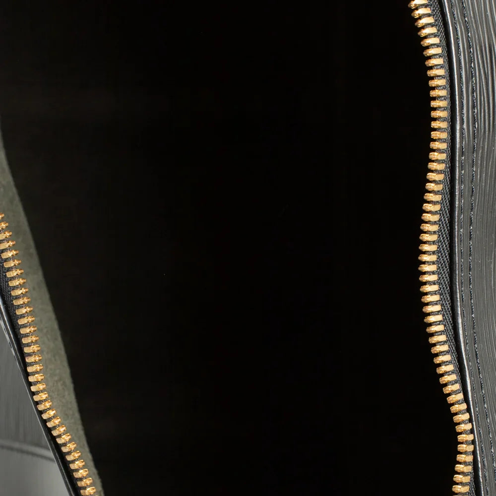 Keepall 50 Vintage en cuir épi noir